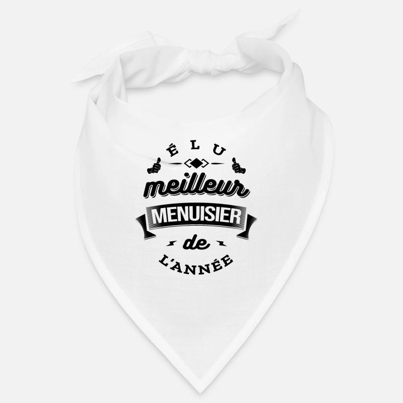 ÉLU MEILLEUR MENUISIER DE L'ANNÉE - Bandana - blanc