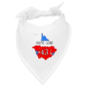 Haute-Loire - Bandana - Weiß - Vorne