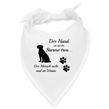 Im Sturme Treu v004NG - Bandana - Weiß - Vorne