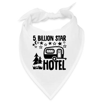 5 Milliarden Sterne Hotel Camping - Bandana - Weiß - Vorne