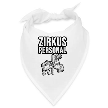 Zirkus Personal - Bandana - Weiß - Vorne