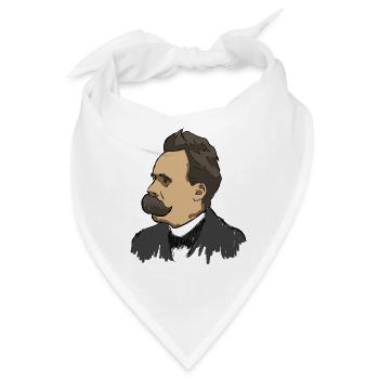 Nietzsche - Bandana - Weiß - Vorne