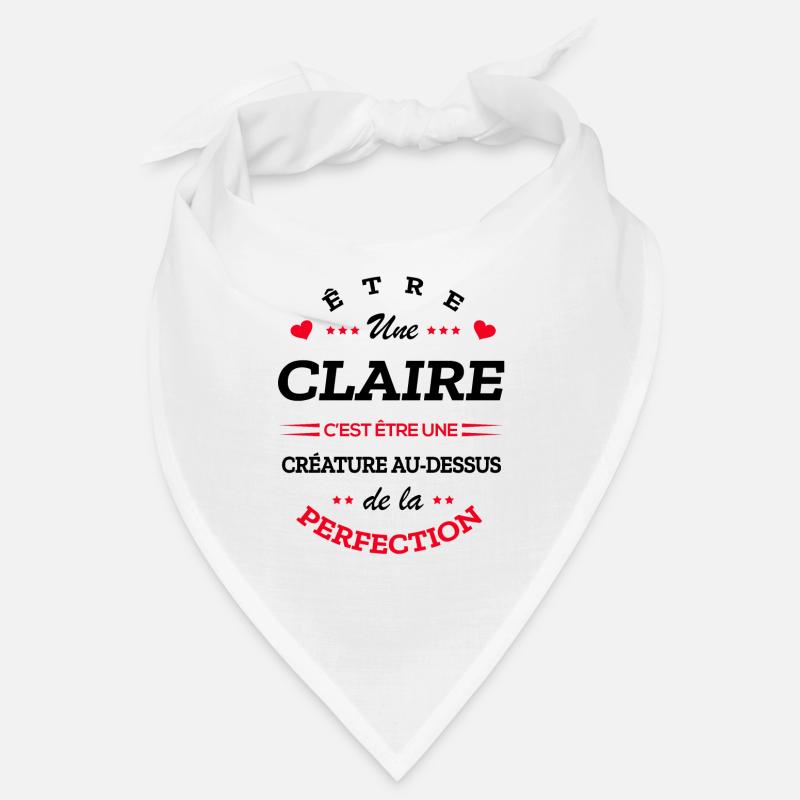 CLAIRE PARFAITE - NOM CLAIRE - Bandana - blanc