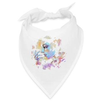 NEBEL TRAUM - Bandana - Weiß - Vorne