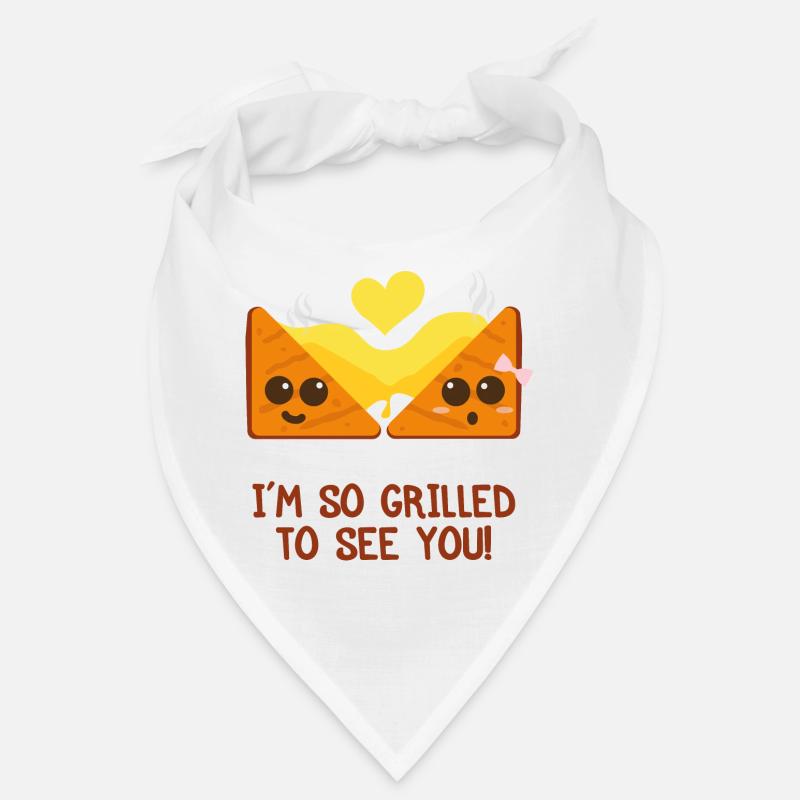 | Käse Toast Valentinstag Geschenkidee Bandana