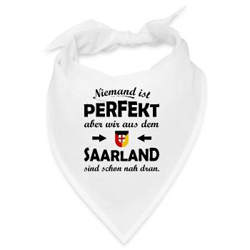 Der Saarländer - Bandana - Weiß - Vorne