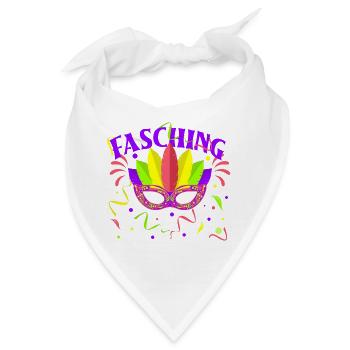 Fasching, Party - Bandana - Weiß - Vorne