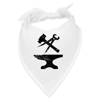Schmied - Bandana - Weiß - Vorne