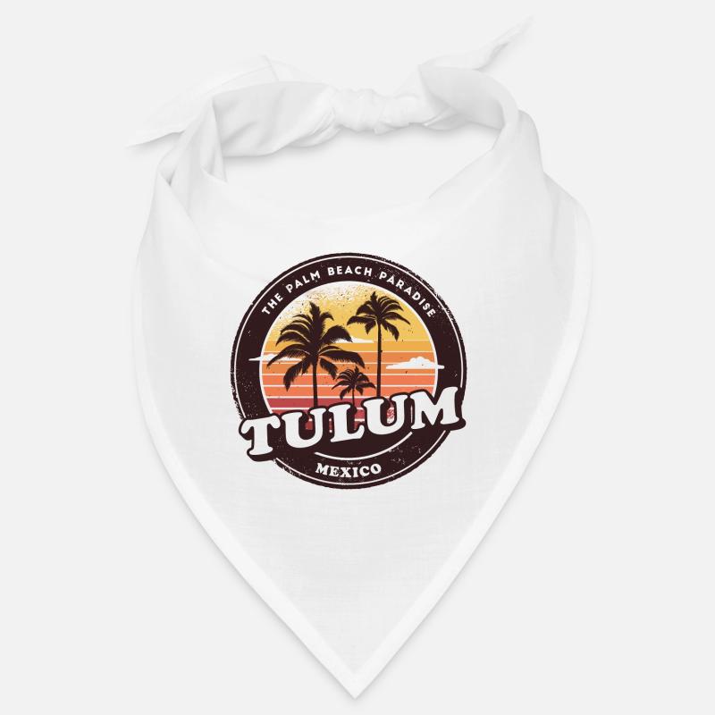 Tulum Mexiko Vintage Beach Design Bandana