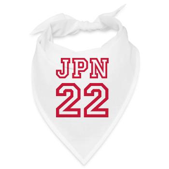 JAPAN - Bandana - Weiß - Vorne