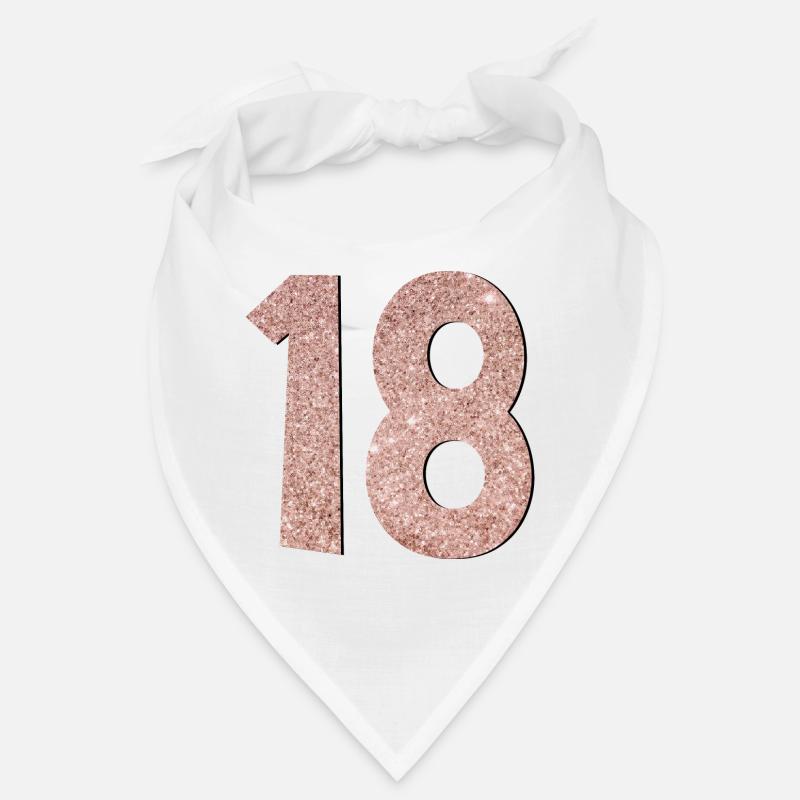 Numéro 18 - 18e anniversaire - dix-huit Bandana