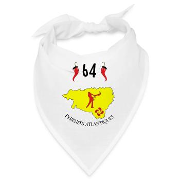 Atlantische Pyrenäen - Bandana - Weiß - Vorne