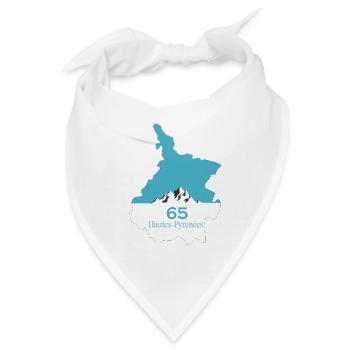 Hautes-Pyrénées - Bandana - Weiß - Vorne
