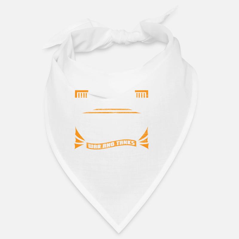 Panzer Panzerfahrer Tarnung Geschenkidee - Bandana - Weiß