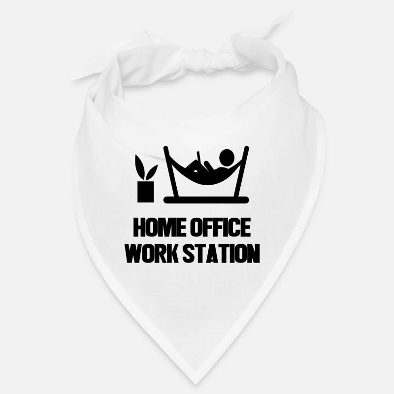 Laptop Wfh Home Office Statement Workplace Bandana