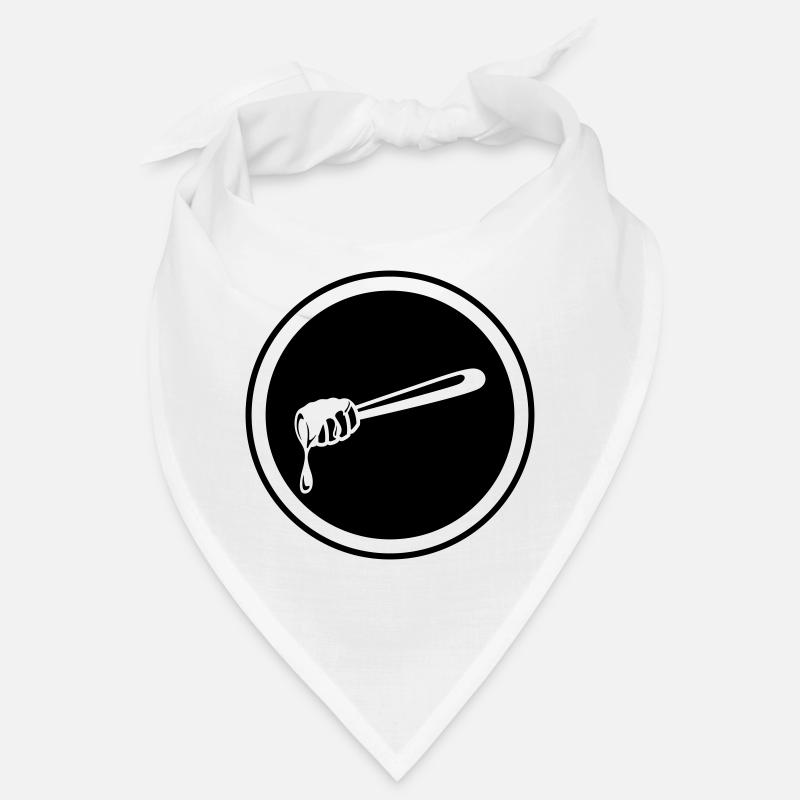Symbole de ciseau en bâton apiculteur - Bandana - blanc