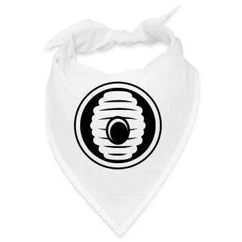 Imker Icon honig - Bandana - Weiß - Vorne