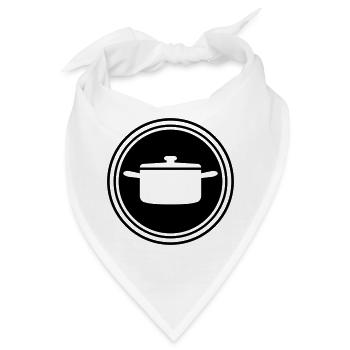 kochtopf kreis - Bandana - Weiß - Vorne
