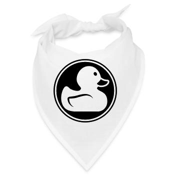 Ente Icon - Bandana - Weiß - Vorne