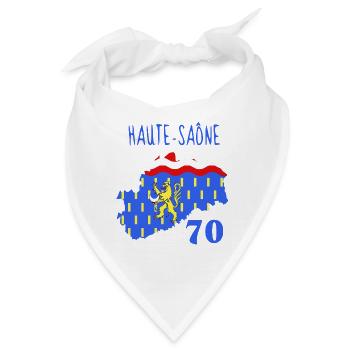 Haute-Saône - Bandana - Weiß - Vorne