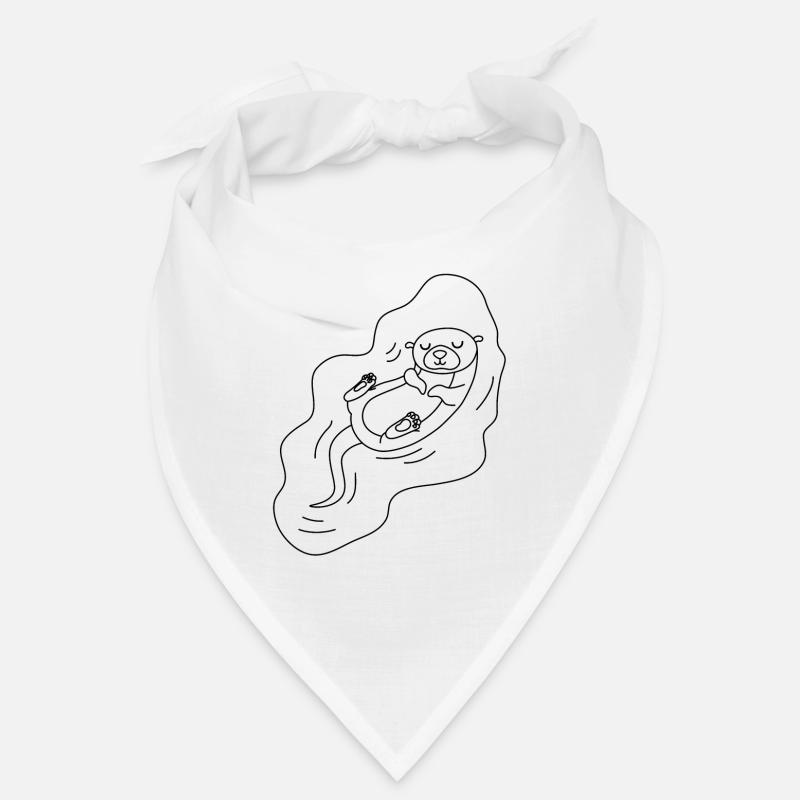 floating otter Bandana