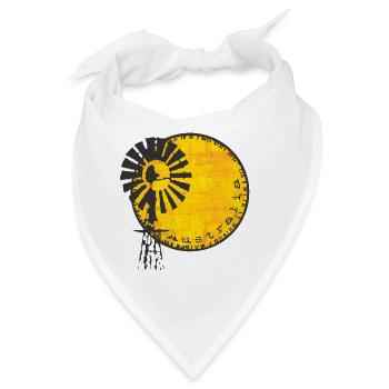 Australien Windrad - Bandana - Weiß - Vorne