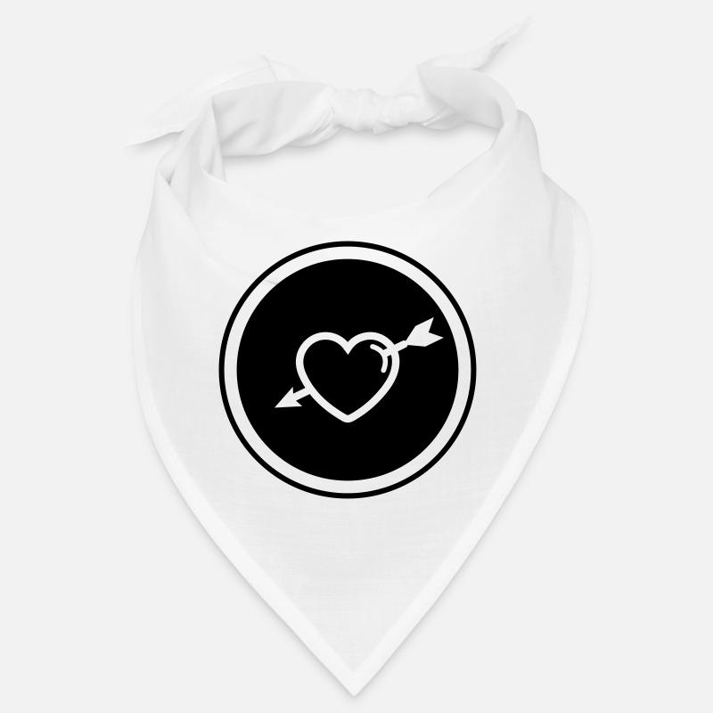 Heart symbol arrow Bandana