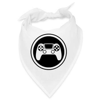 Gamepad Symbol Controller - Bandana - Weiß - Vorne