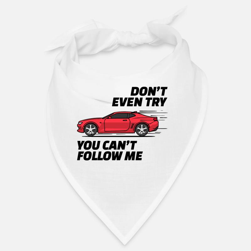 Déclaration de voiture de course Pilotes de conduite Bandana