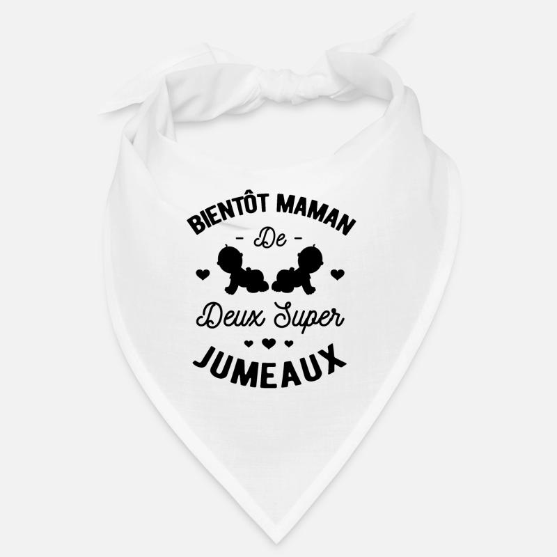 BIENTÔT MAMAN DE DEUX SUPER JUMEAUX Bandana