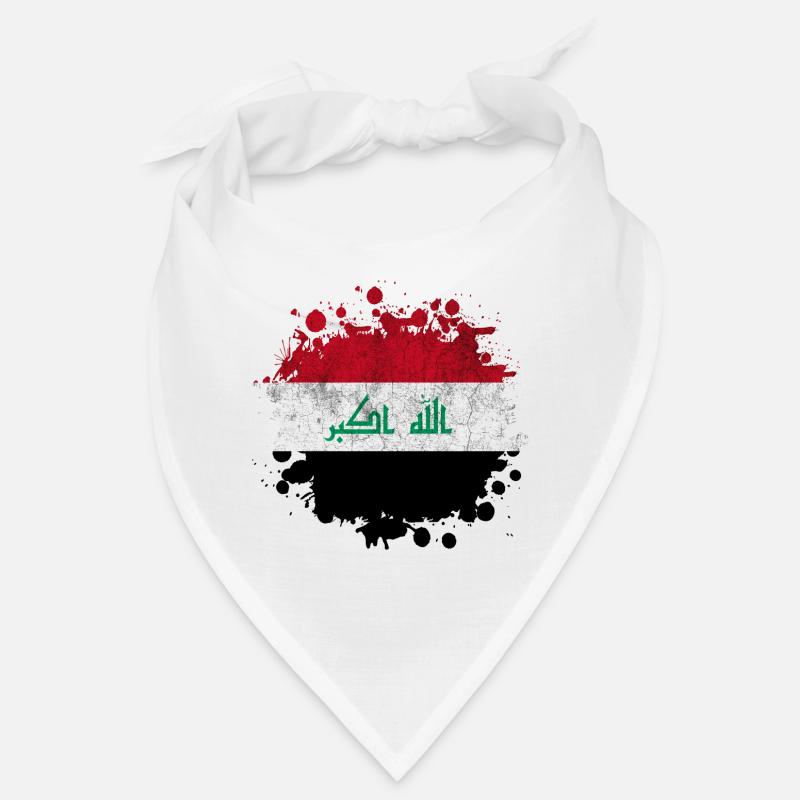 Iraq Splash flags design Bandana