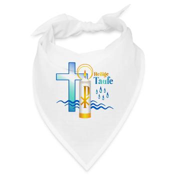 Taufe - Bandana - Weiß - Vorne