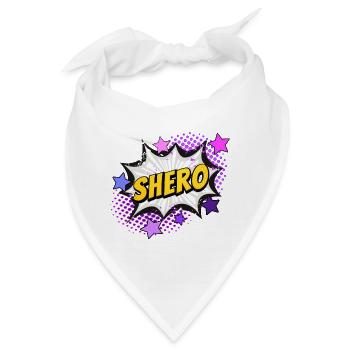 Shero - die Heldin - Bandana - Weiß - Vorne