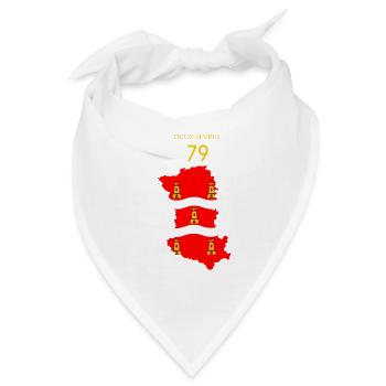 Deux-sèvres - Bandana - Weiß - Vorne