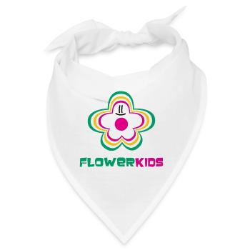 FLOWERKIDS (Pulse-Logo) - Bandana - Weiß - Vorne