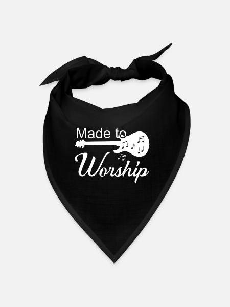 Christliches Design für die Anbetung - Bandana - Schwarz - Vorne