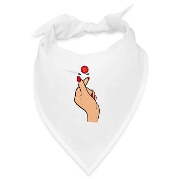 Clack de doigts - Okzitanien - Bandana - Weiß - Vorne