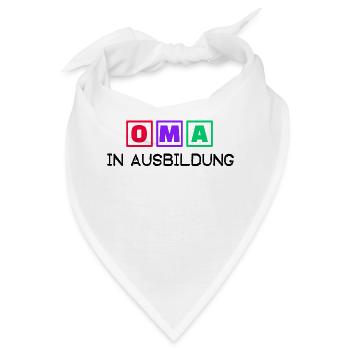 Humorvoll Statement Seniorin Oma Großmutter - Bandana - Weiß - Vorne