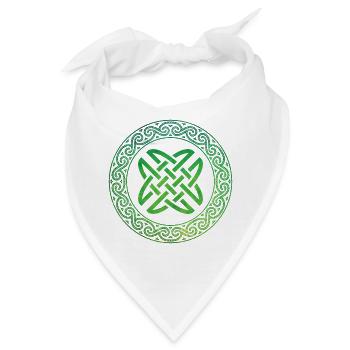 Celtic Knot - Bandana - Weiß - Vorne