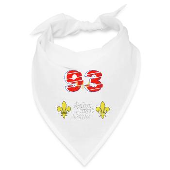 Seine saint denis - Bandana - Weiß - Vorne