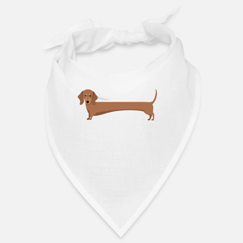 Teckel au corps long Bandana