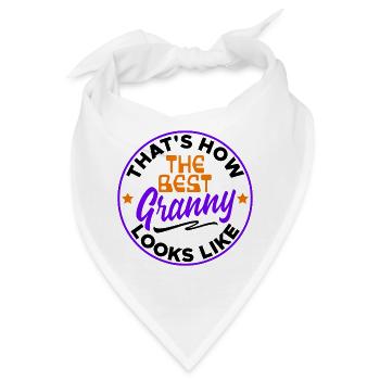 Cool Statement Enkelkind Großmutter Oma Seniorin - Bandana - Weiß - Vorne