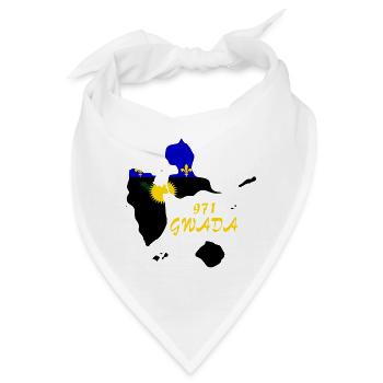 Guadeloupe - Bandana - Weiß - Vorne