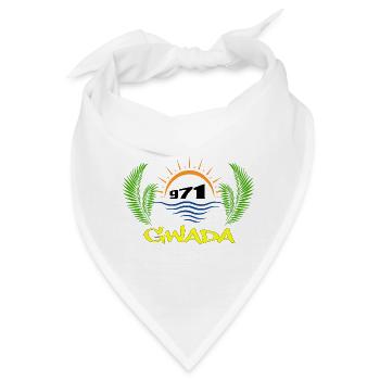 Guadeloupe - Bandana - Weiß - Vorne