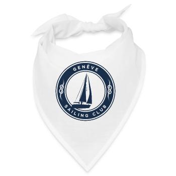 Segeln in Genf - Bandana - Weiß - Vorne
