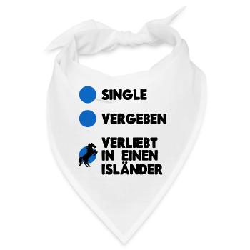 Pferde Lustig Statement Islandpferde Pferdefan - Bandana - Weiß - Vorne