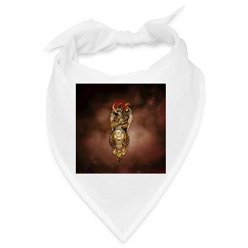 Horus und das allsehende Auge - Bandana - Weiß - Vorne