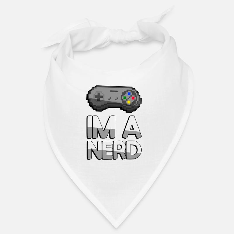 IM A NERD + SNES Controller - Gaming Bandana