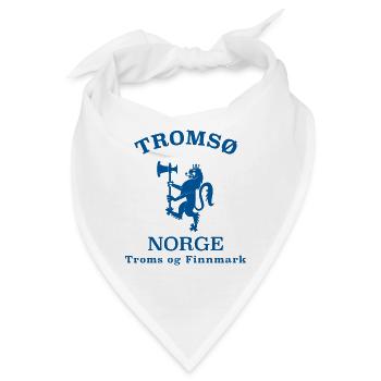 TROMSO Norwegen Norway Norge - Bandana - Weiß - Vorne