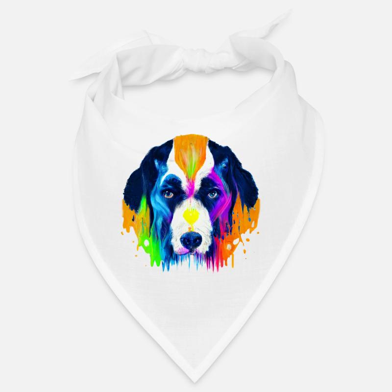 Conception de chien de montagne bernois en couleur Bandana